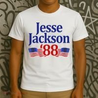 Vintage Jesse Jackson For President 1988 T-Shirt thumb 3