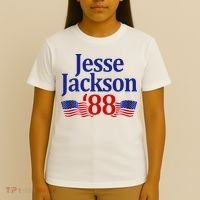 Vintage Jesse Jackson For President 1988 T-Shirt thumb 4