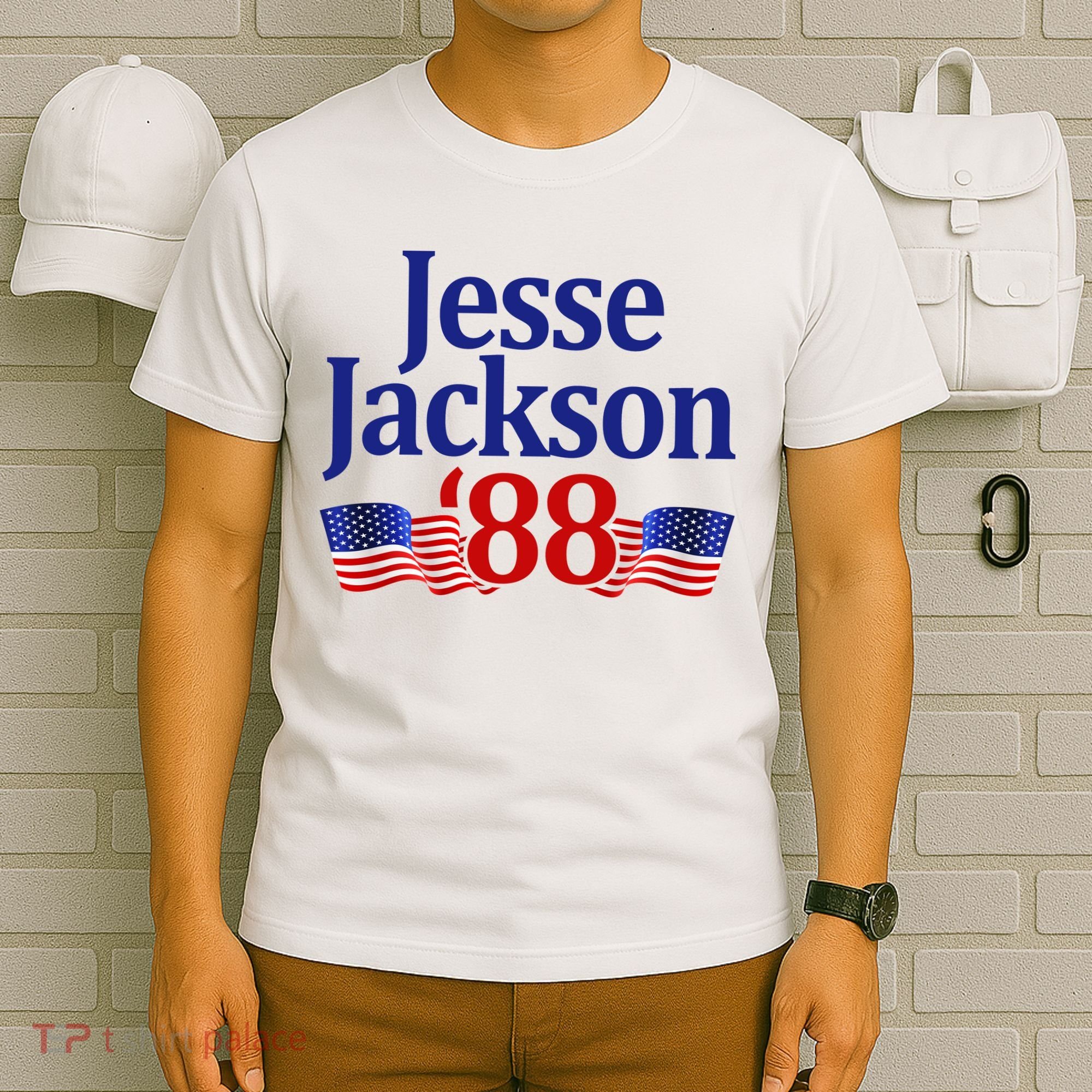 Vintage Jesse Jackson For President 1988 T-Shirt