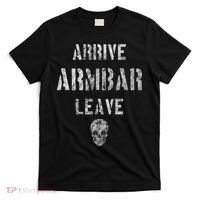 Vintage Jiu Jitsu Arrive Armbar Leave Grappling BJJ T-Shirt thumb 0