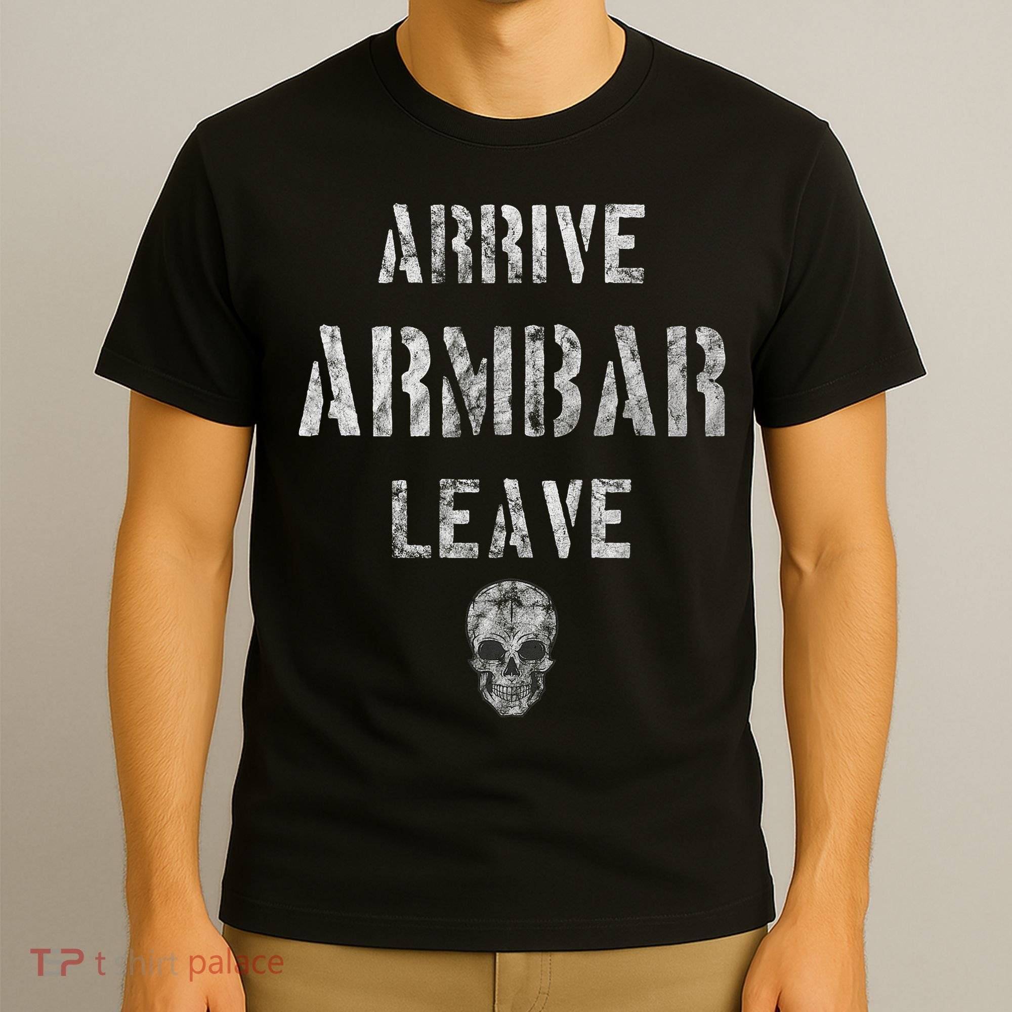 Vintage Jiu Jitsu Arrive Armbar Leave Grappling BJJ T-Shirt