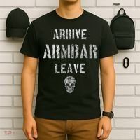 Vintage Jiu Jitsu Arrive Armbar Leave Grappling BJJ T-Shirt thumb 6