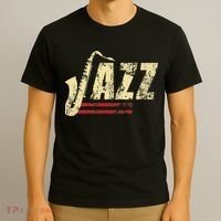Vintage Jazz Lovers Music Band Player Saxophone T-Shirt thumb 3