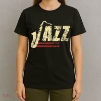 Vintage Jazz Lovers Music Band Player Saxophone T-Shirt thumb 4