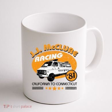 Vintage Jj Mcclure Racing V2 Coffee Mug back