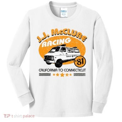 Vintage Jj Mcclure Racing V2 Kids Long Sleeve Shirt