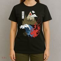 vintage Japanese Nature Elements Art Spiritual nature  T-Shirt thumb 4