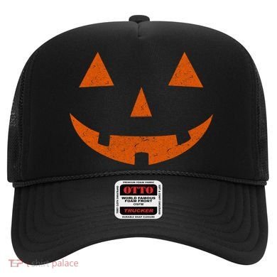 Vintage Jack O Lantern Jackolantern Pumpkin Face Gift Hat