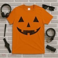 Vintage Jack O Lantern Jackolantern Pumpkin Face T-Shirt thumb 5