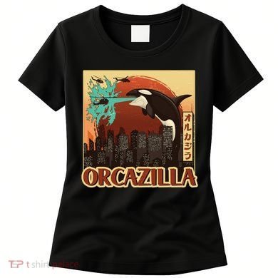 Vintage Japanese Orcazilla Poster Women's T-Shirt