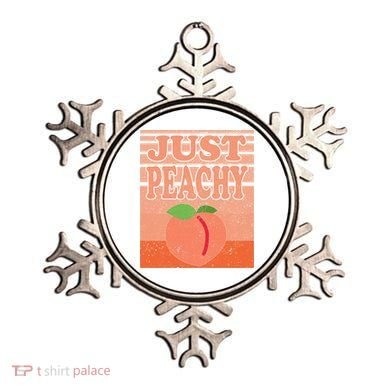 Vintage Just Peachy Southern Retro Summer Georgia Ornament