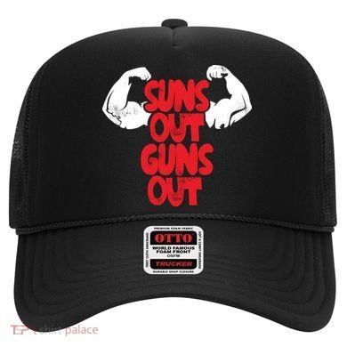 Vintage Jump Street Suns Out Guns Out Pattern Hat
