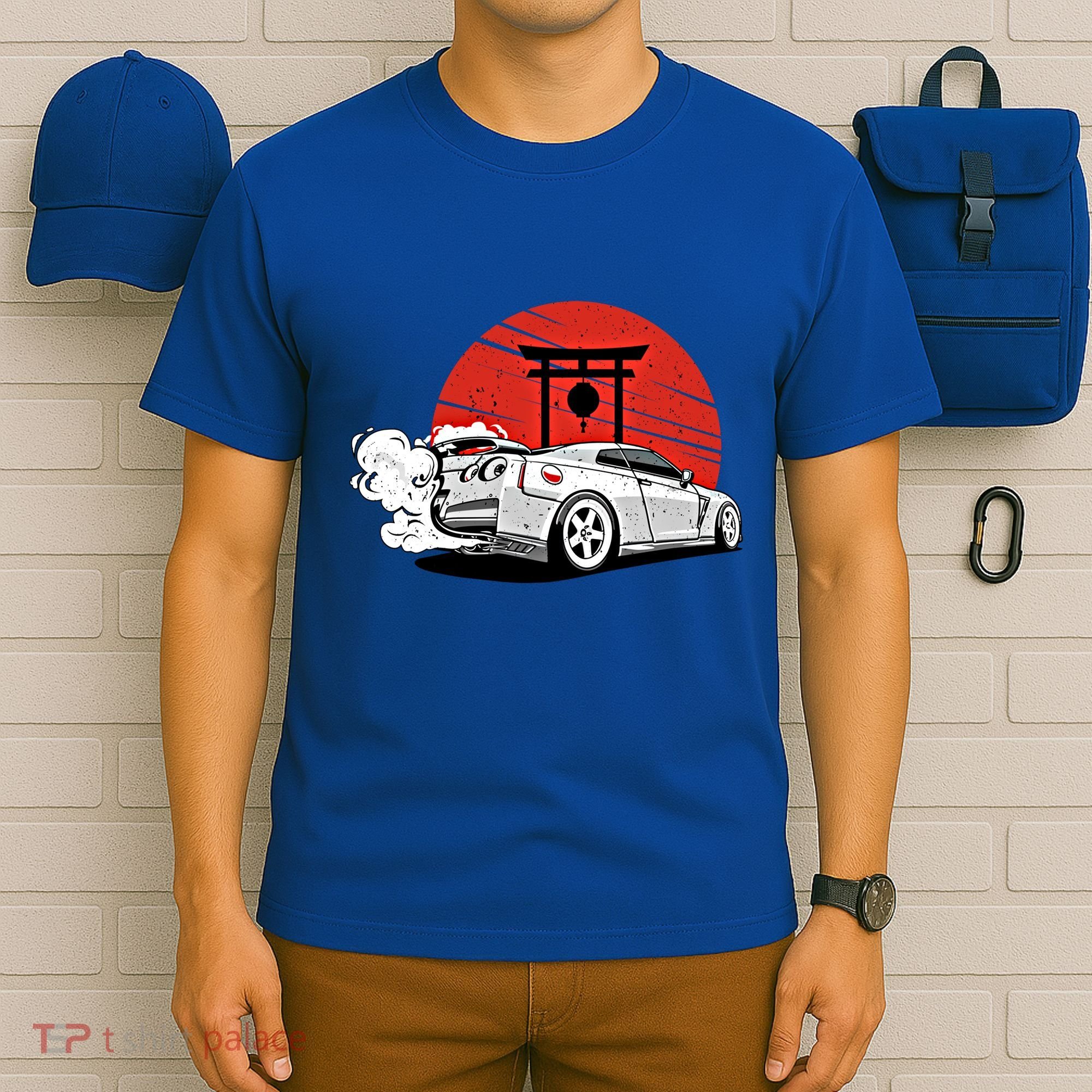 Vintage Japanese Streetcar Racing Turbo Sports Car Gift T-Shirt