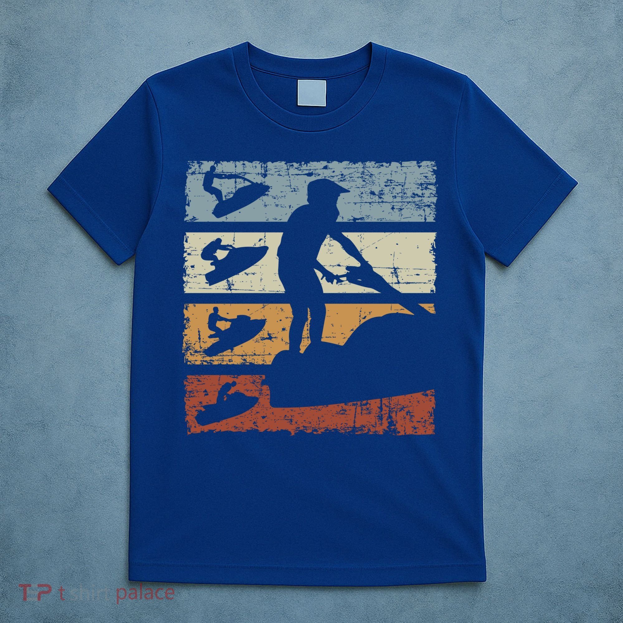 Vintage Jet Skiing High Speed Water Sport Jet Ski Lover Meaningful Gift T-Shirt