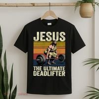 Vintage Jesus The Ultimate Deadlifter T-Shirt thumb 2