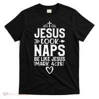 Vintage Jesus Took Naps Be Like Jesus Christian Religious T-Shirt thumb 0