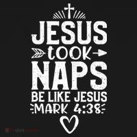 Vintage Jesus Took Naps Be Like Jesus Christian Religious T-Shirt thumb 7