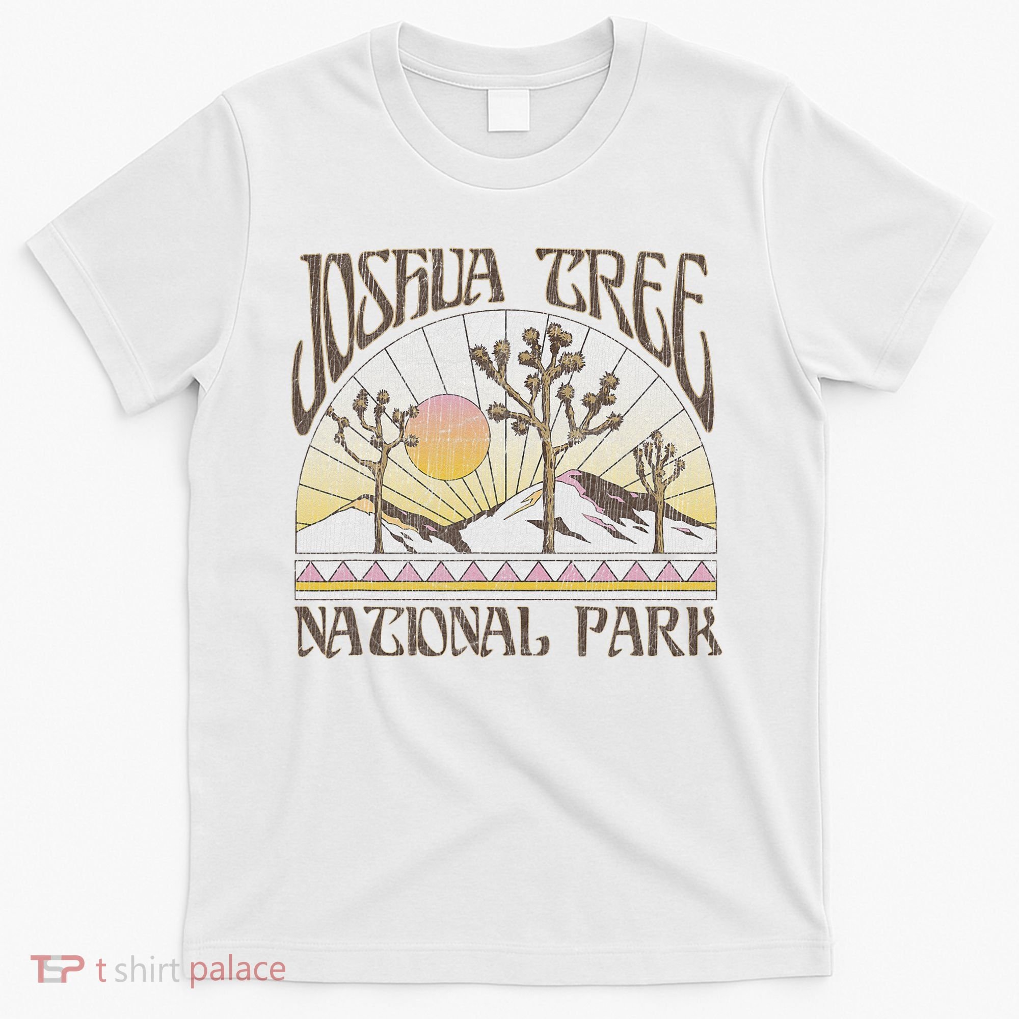 Vintage Joshua Tree National Park Retro Outdoor Camping Hike T-Shirt