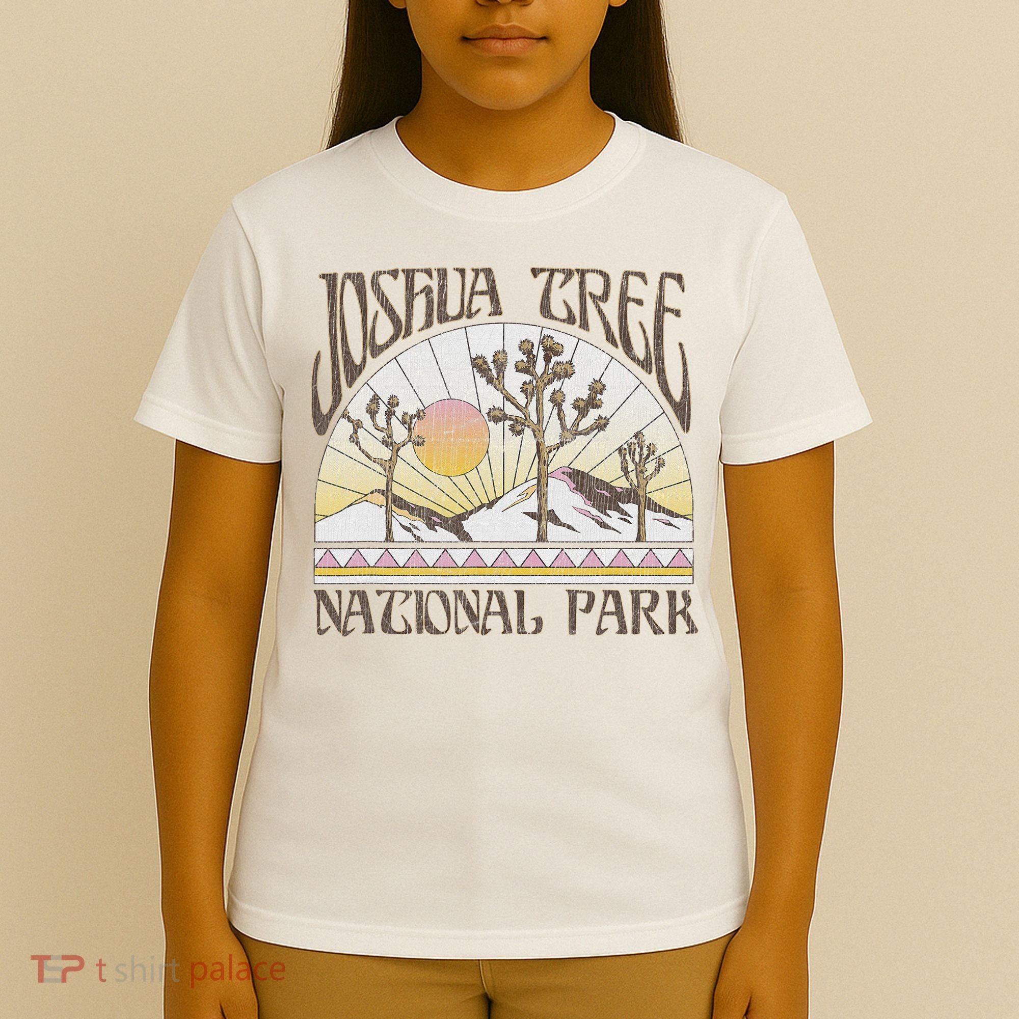 Vintage Joshua Tree National Park Retro Outdoor Camping Hike T-Shirt