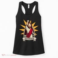 Victorious Jesus Women's Tank Top thumb 0