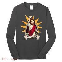 Victorious Jesus Long Sleeve Shirt thumb 0