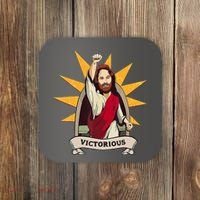 Victorious Jesus Coaster thumb 0