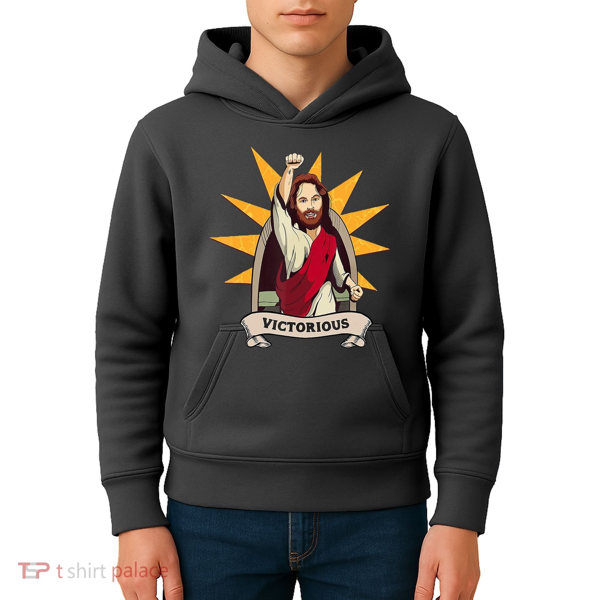 Victorious Jesus Kids Hoodie