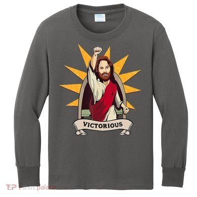 Victorious Jesus Kids Long Sleeve Shirt