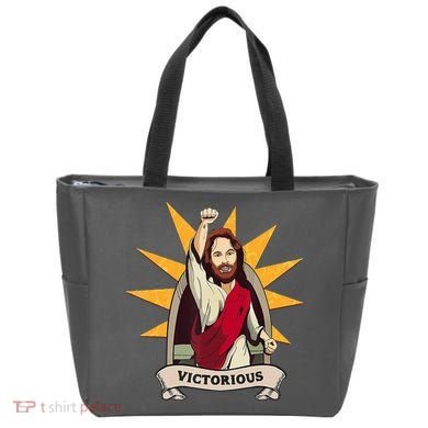 Victorious Jesus Tote Bag