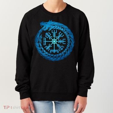 Vegvisir Jormungandr World Serpent Women's Sweatshirt