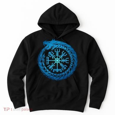 Vegvisir Jormungandr World Serpent Hoodie