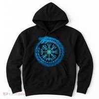 Vegvisir Jormungandr World Serpent Hoodie thumb 0