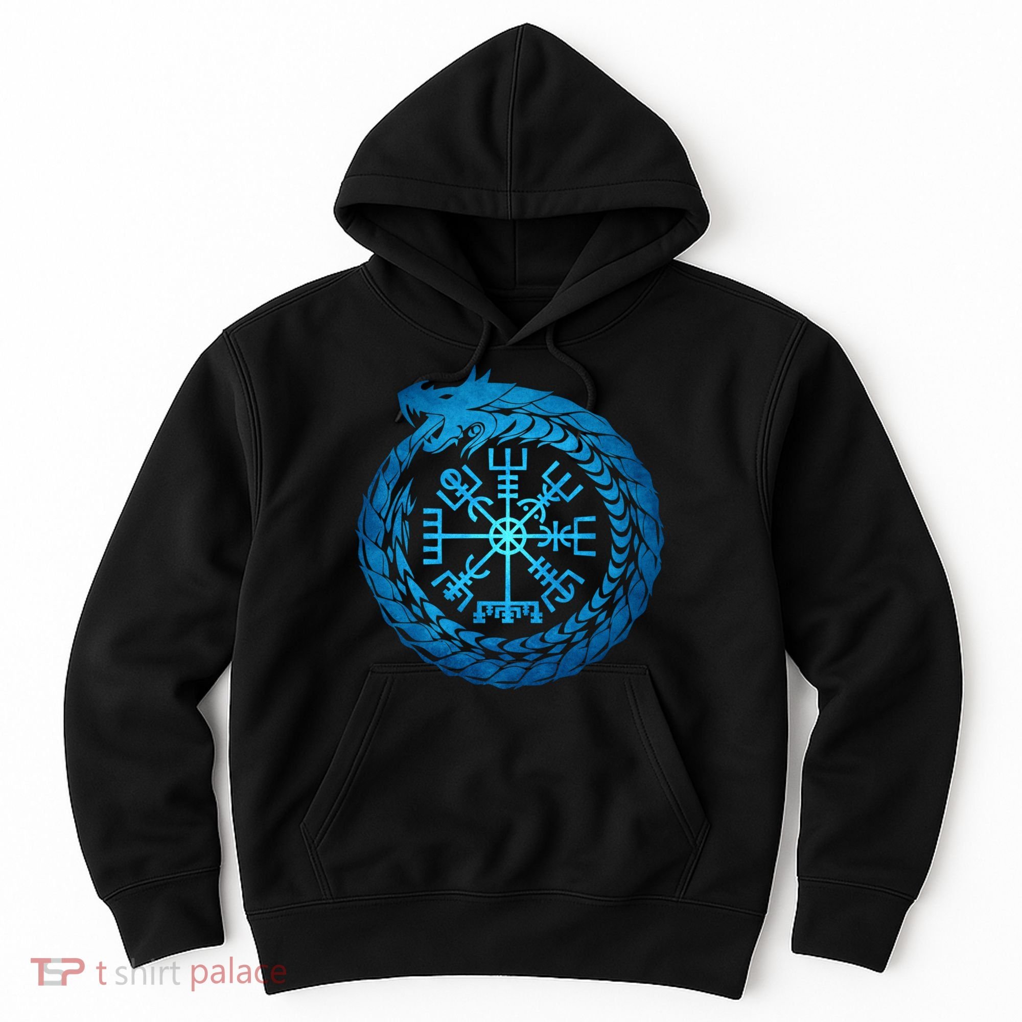 Vegvisir Jormungandr World Serpent Hoodie