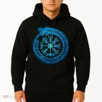 Vegvisir Jormungandr World Serpent Hoodie thumb 2