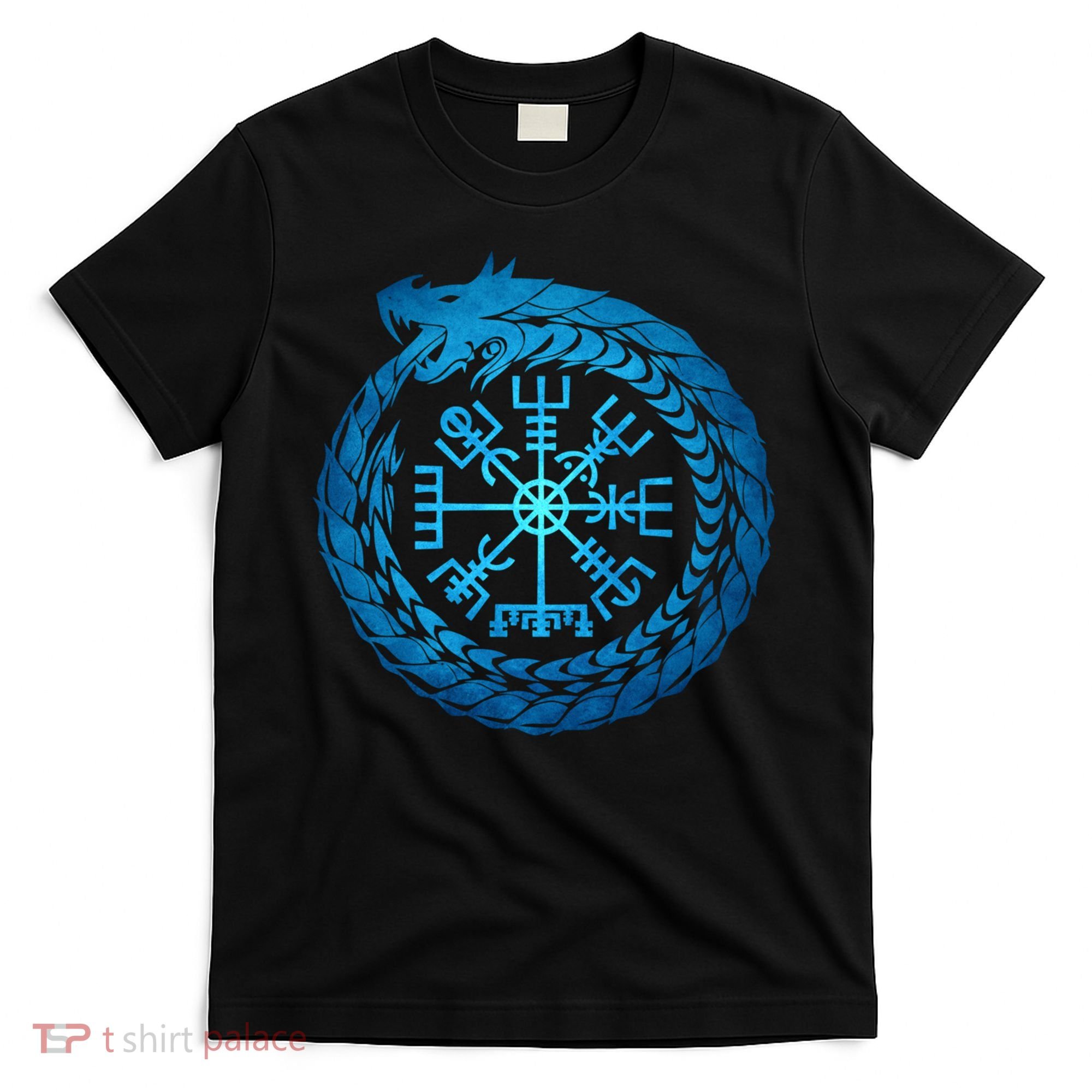 Vegvisir Jormungandr World Serpent T-Shirt
