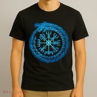 Vegvisir Jormungandr World Serpent T-Shirt thumb 3
