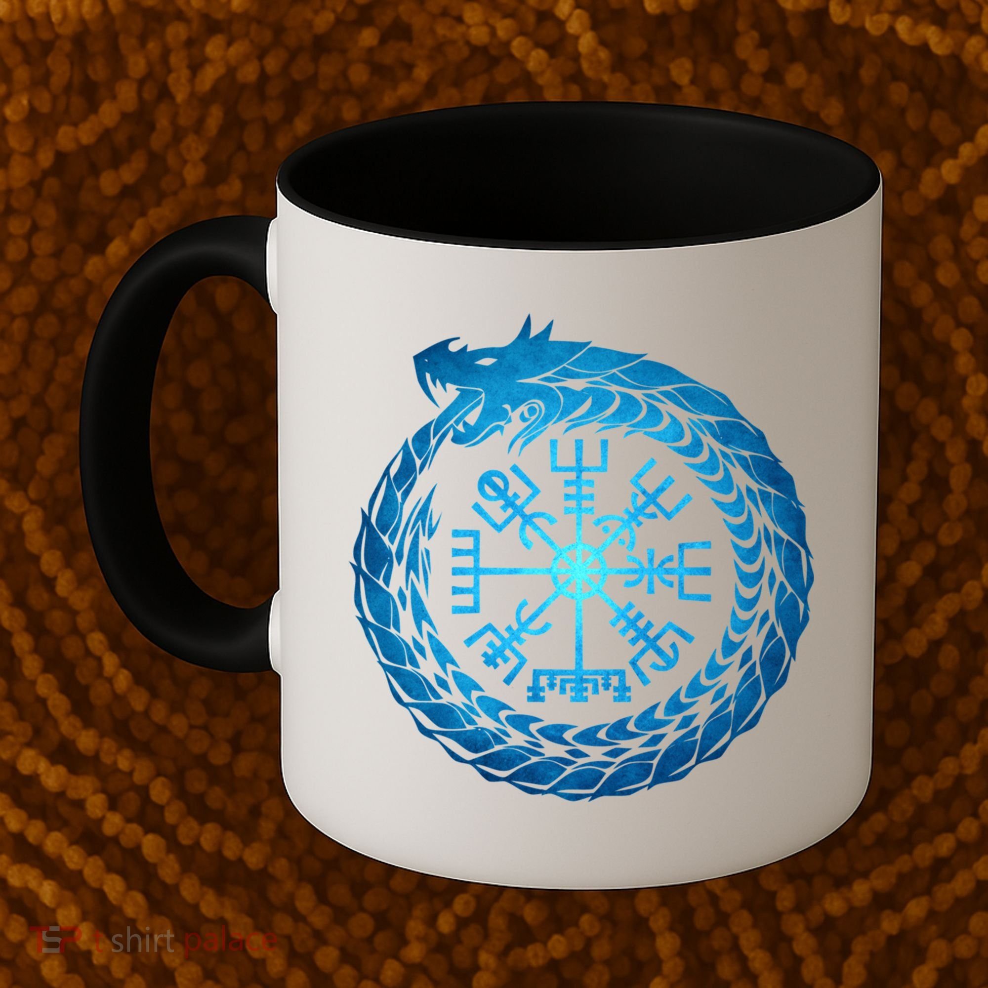 Vegvisir Jormungandr World Serpent Coffee Mug