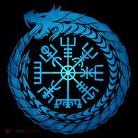 Vegvisir Jormungandr World Serpent Women's Hoodie thumb 2