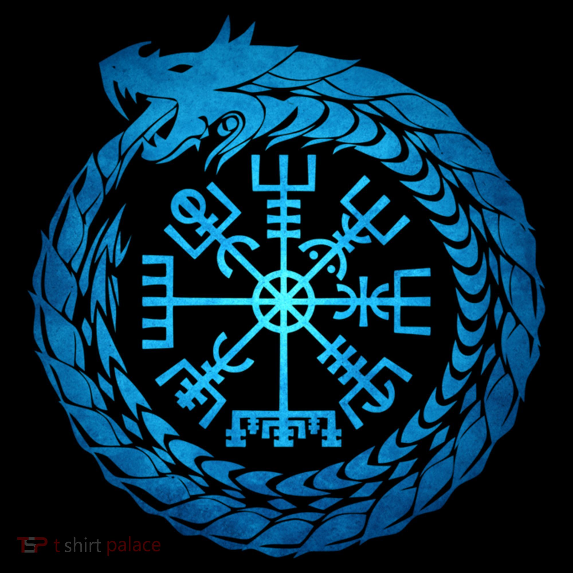 Vegvisir Jormungandr World Serpent Women's Hoodie