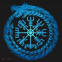 Vegvisir Jormungandr World Serpent Baby Bodysuit thumb 2