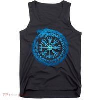 Vegvisir Jormungandr World Serpent Tank Top thumb 0