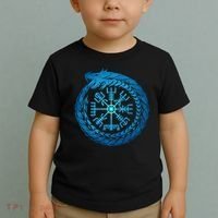 Vegvisir Jormungandr World Serpent Toddler T-Shirt thumb 2