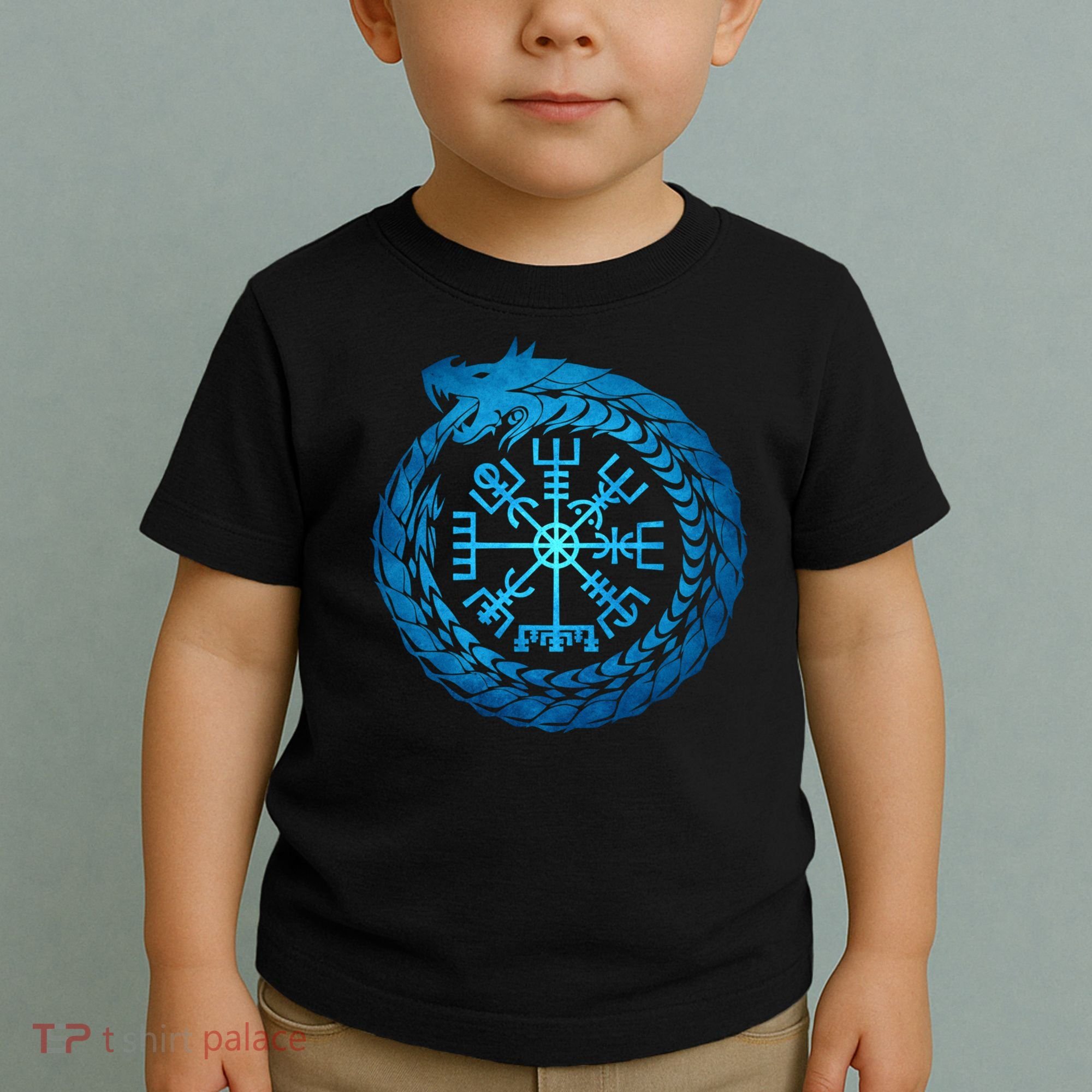 Vegvisir Jormungandr World Serpent Toddler T-Shirt