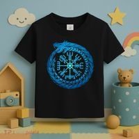 Vegvisir Jormungandr World Serpent Toddler T-Shirt thumb 3