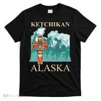 Vintage Ketchikan Alaska Native American Indian T-Shirt thumb 0