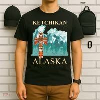 Vintage Ketchikan Alaska Native American Indian T-Shirt thumb 6