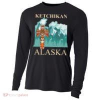 Vintage Ketchikan Alaska Native American Indian Cooling Performance Long Sleeve Crew thumb 0