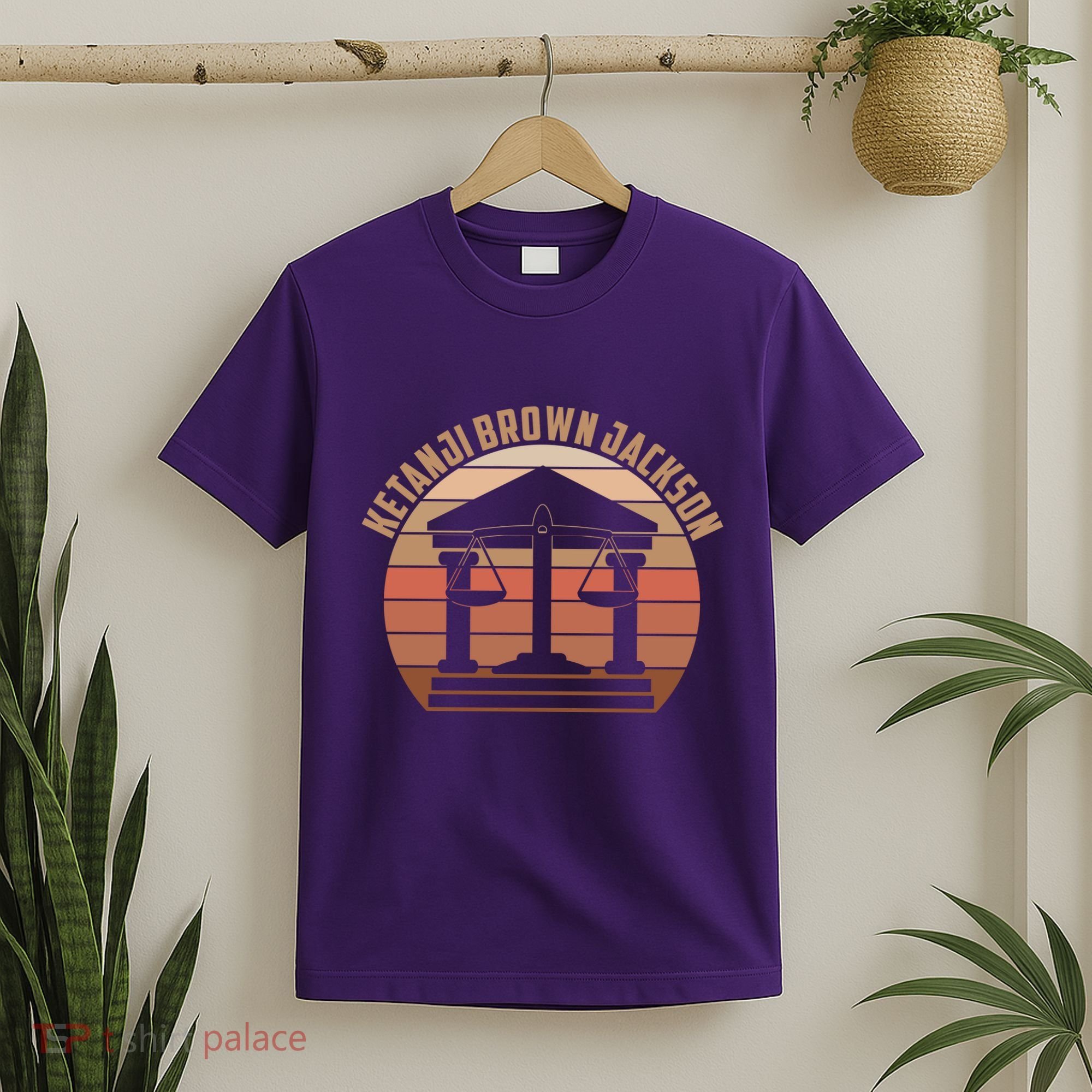 Vintage Ketanji Brown Jackson Court House Scales Of Justice T-Shirt