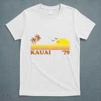 Vintage Kauai Beach Hawaii Retro Hawaiian Surfing 70s Gift T-Shirt thumb 5