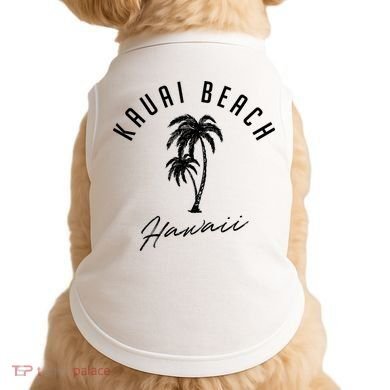 Vintage Kauai Beach Hawaii Doggie Tank